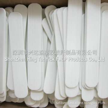 White Fiberglass Strip with Round Edge